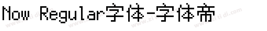 Now Regular字体字体转换